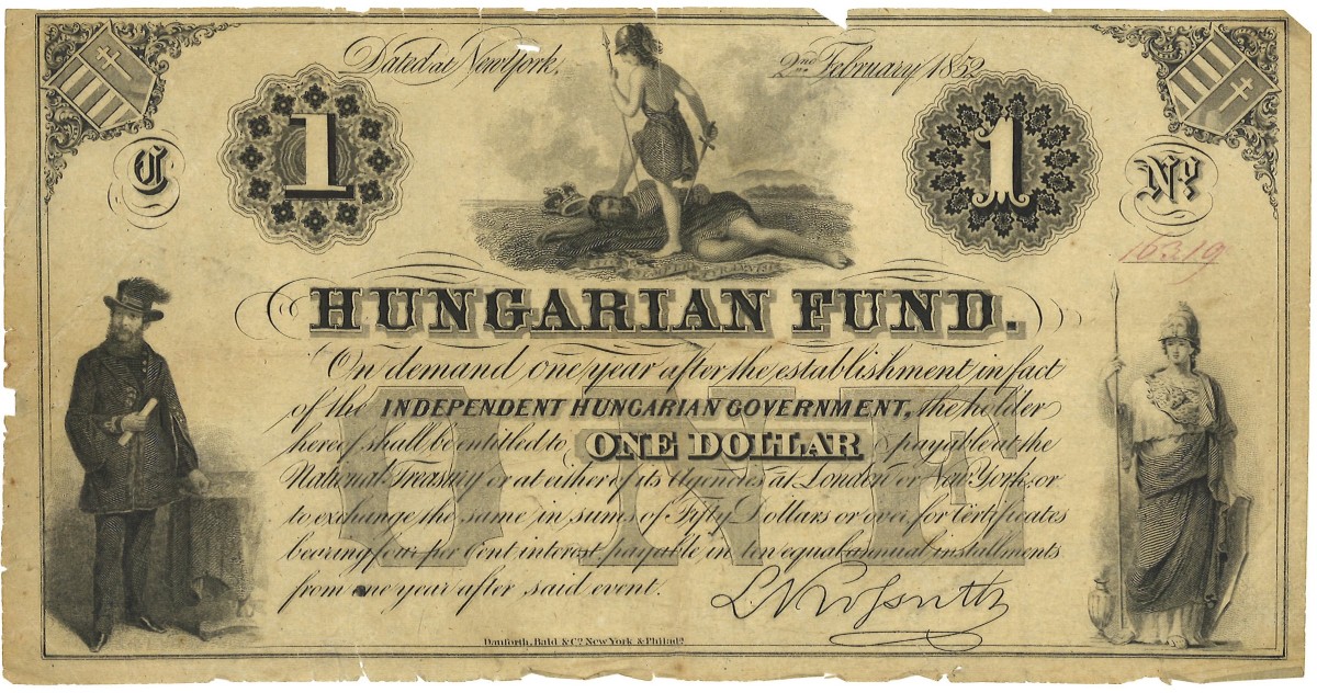 Hungary. 1 Dollar. Banknote. Type ND. - Fine.