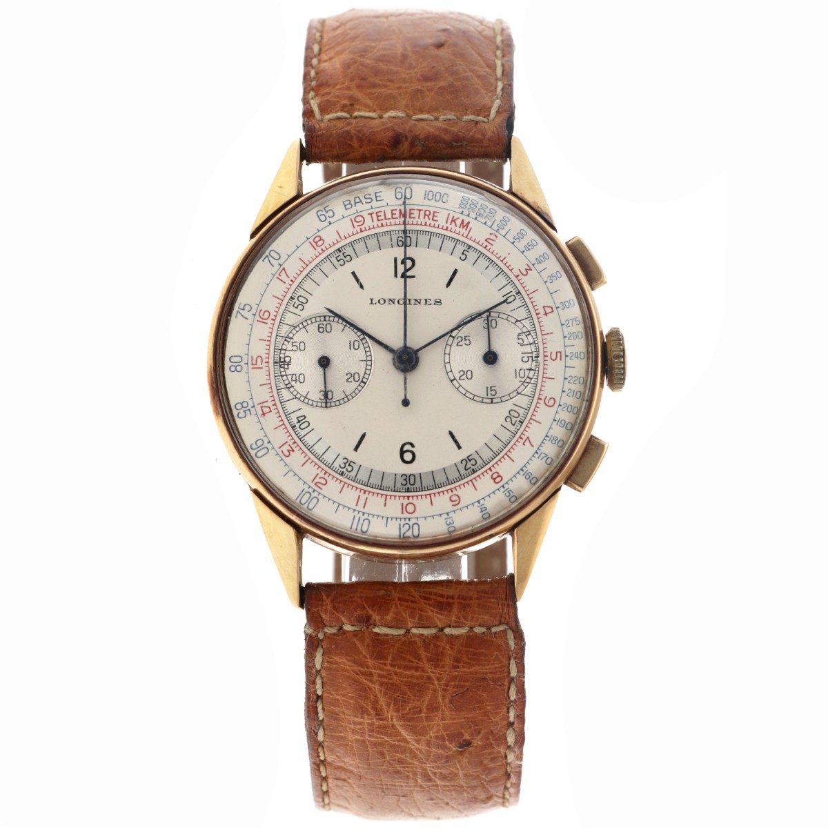 Longines Vintage Chronograph 18K. - Heren horloge 