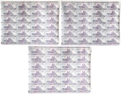 North Korea. 3 Sheets of 5000 Won. Original sheets. Type 2002-2006. - UNC.