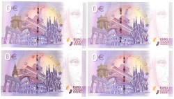 Europe. Lot 4 Banknotes. Souvenir Banknote. Type 2018. Type Grace Kelly. - UNC.