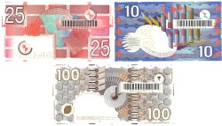 Nederland. Lot 3 Bankbiljetten. Bankbiljet. Type 1989/1992. - Nagenoeg UNC.