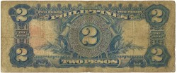 Philipines. 2 Pesos. Banknote. Type 1922. - Fine.