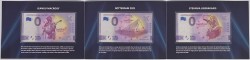 Europa. Lot 3 Banknotes. Souvenir notes. Type 2021. Type Eurovivsion 2021 Rotterdam. - UNC.