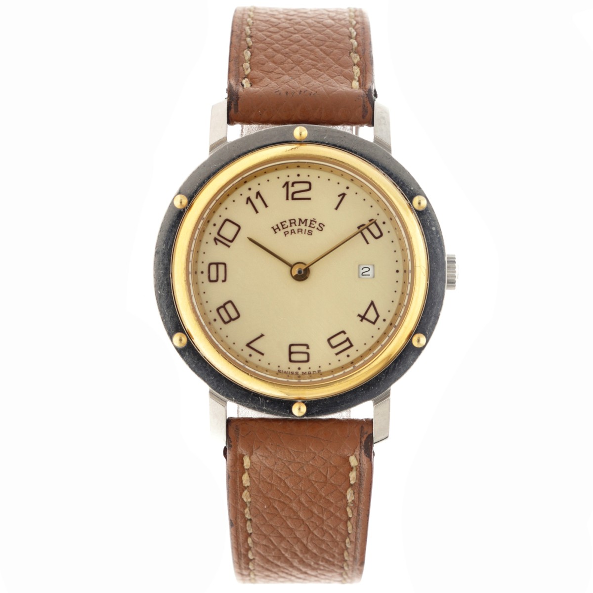 No Reserve - Hermès Clipper 72.03.54 - Dames horloge - ca. 1990.