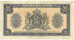 Nederland. 2,5 Gulden. Bankbiljet. Type 1945. - Zeer Fraai.