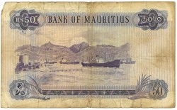 Mauritius. 50 Rupees. Bankbiljet. Type ND. - Fine.