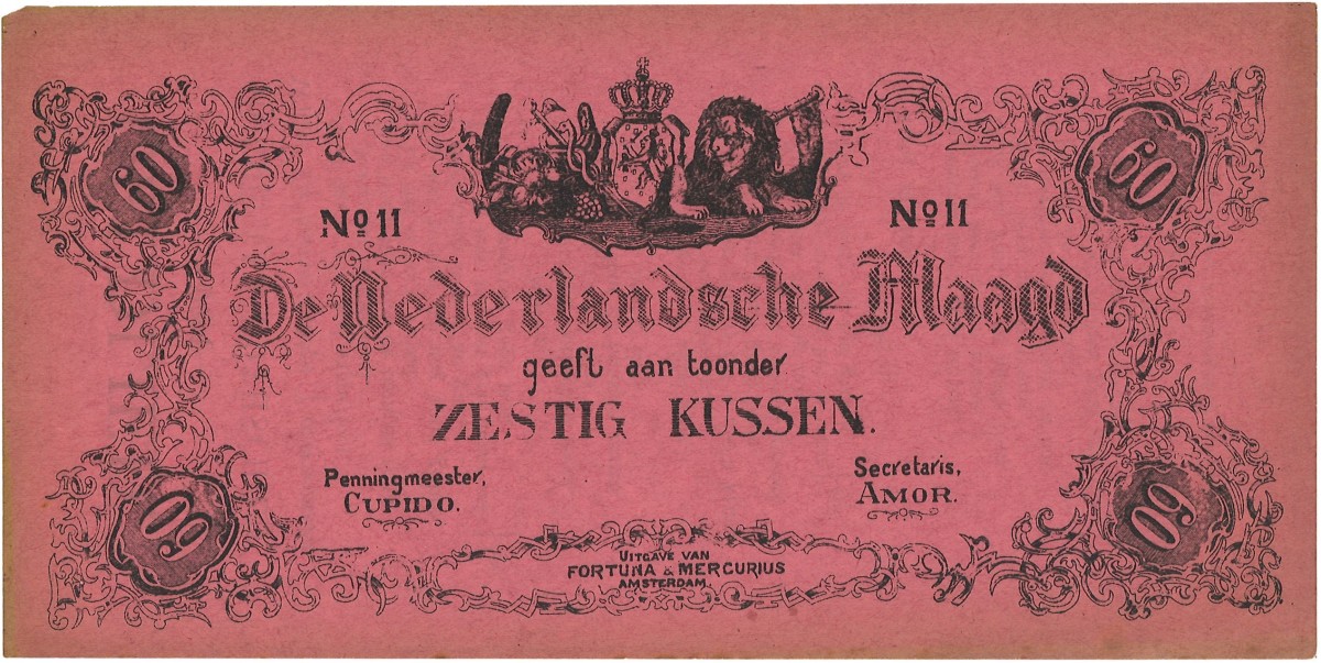 Nederland. 60 Kussen Rood. Reclamegeld. Type ND. Type De Nederlandse Maagd. - Zeer Fraai.