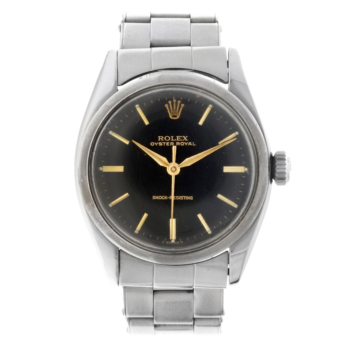 No Reserve - Rolex Oyster Royal "leaf hands" 6422 - Heren horloge - ca. 1954