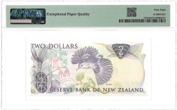 New Zealand. 2 Dollar. Banknote. Type ND. - PMG 68EPQ