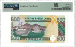 Sierra Leone. 500 Leones. Banknote. Type 1995. - PMG 67EPQ