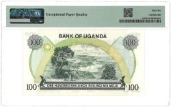 Uganda. 100 Schillings. Banknote. Type ND. - PMG 66EPQ