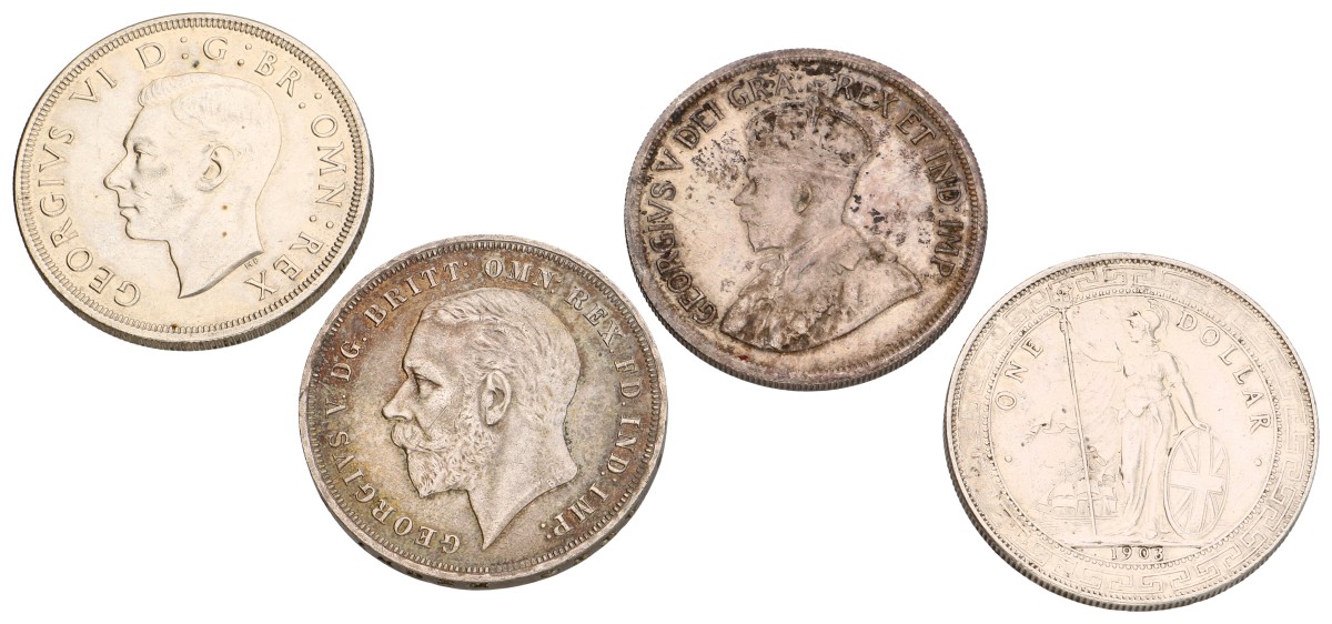 Great Britain. George V. Lot (4) Mixed lot. Very fine.