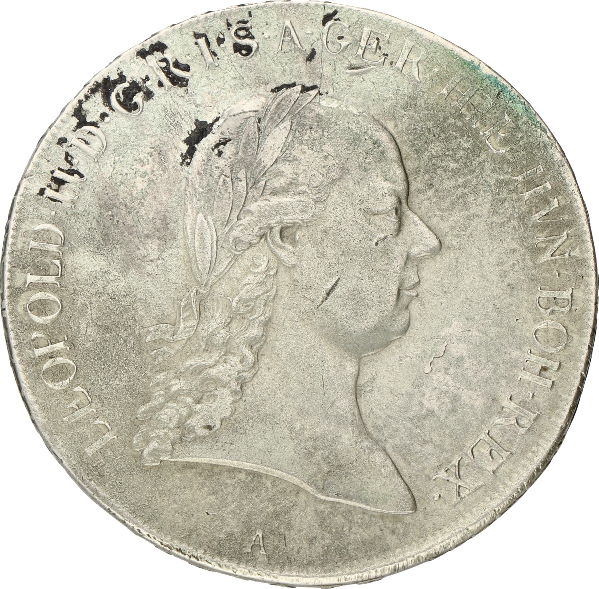 Kronenthaler. Brabant. Leopold II. 1790. Zeer Fraai.