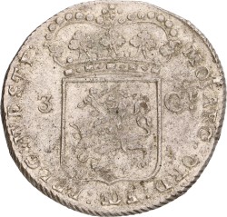 3 Gulden. West-Friesland. 1795. Prachtig / UNC.