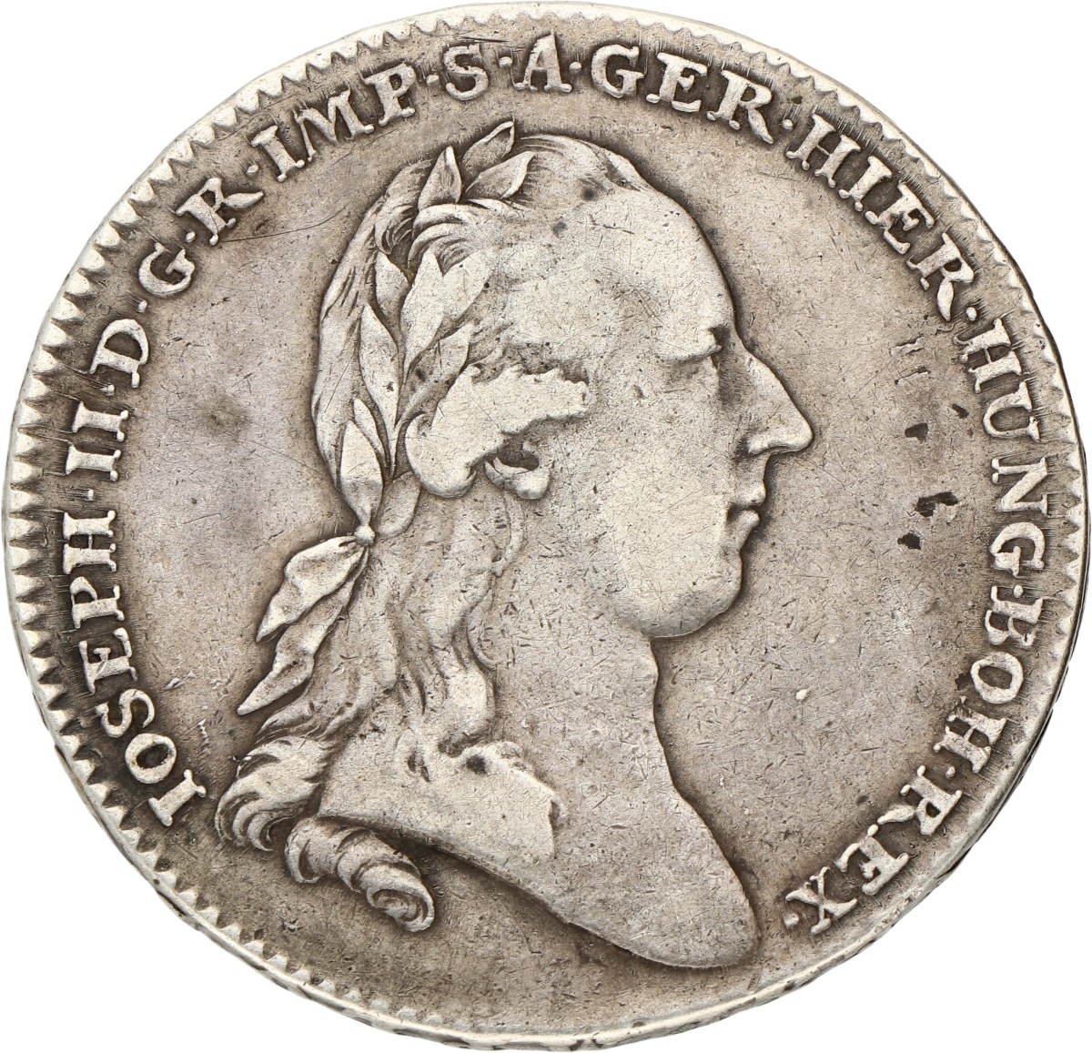 Kronenthaler. Brabant. Joseph II. 1787. Zeer Fraai -.