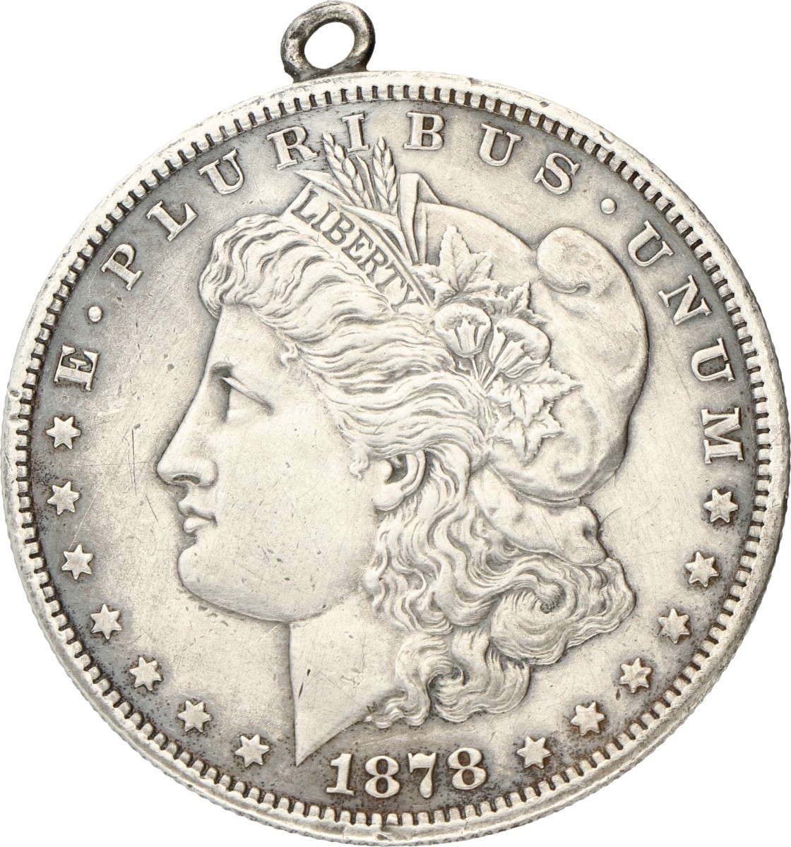 USA. 1 Morgan Dollar. 1878 CC. XF +.