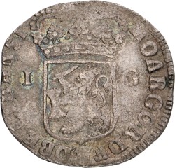 Gulden - Generaliteits. Overijssel. 1719. Zeer Fraai.