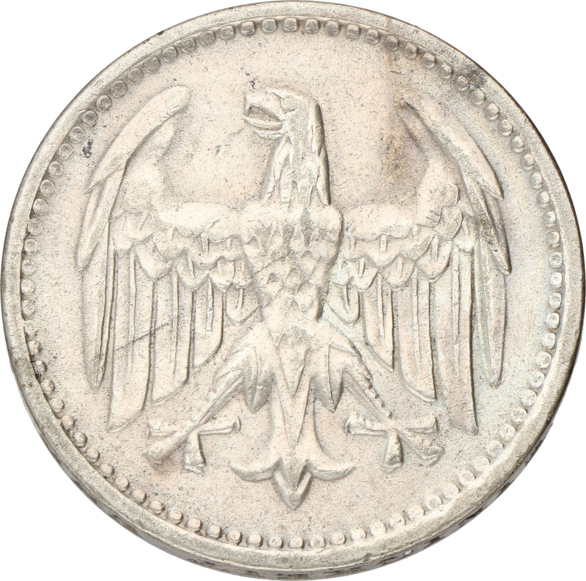 Germany. Weimar Republic. 3 Mark. 1924 J. XF +.