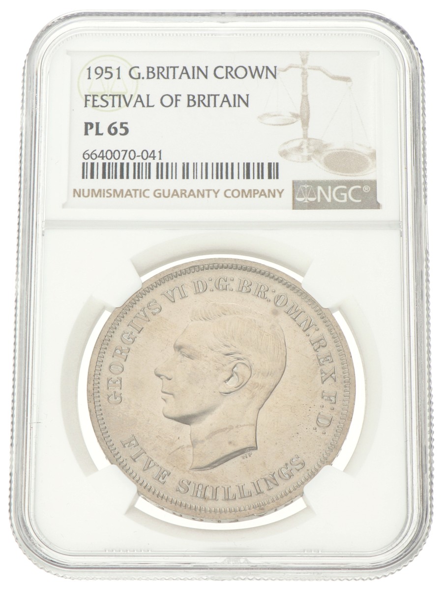 Great Britain. George VI. 1 Crown - Festival of Britain. 1951. PL 65.