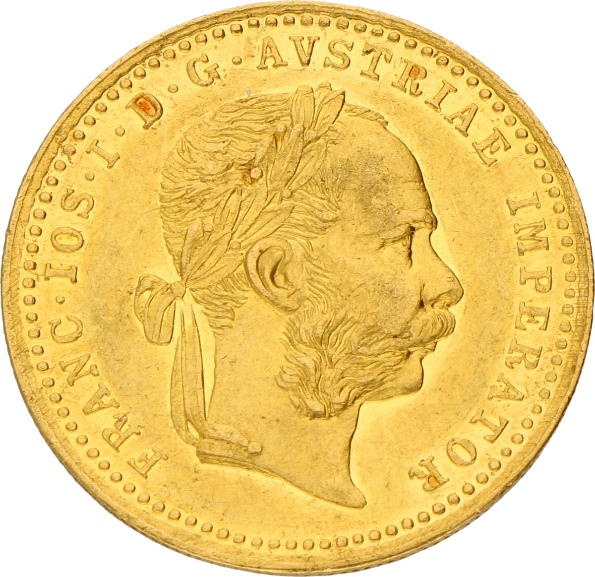 Goudwisselkantoor auction: Austria. Franz Joseph I. Ducat. 1872. UNC.