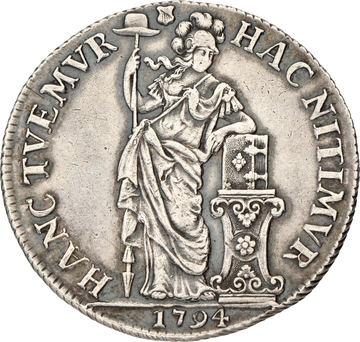 3 Gulden. Utrecht. 1794. Zeer Fraai.