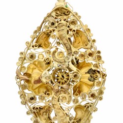 Antieke geelgouden fijn handgewerkte hanger - 14 kt.