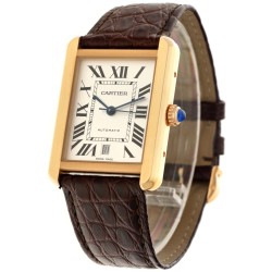 No Reserve - Cartier Tank Solo XL 18K. W5200026/3799 - Heren horloge 