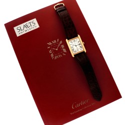 No Reserve - Cartier Tank Solo XL 18K. W5200026/3799 - Heren horloge 