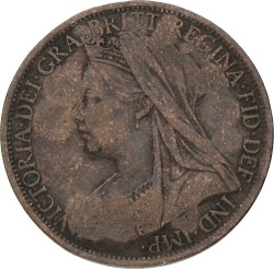 Great Britain. Penny - JANUARY 22 DIED. 1901. VF +.