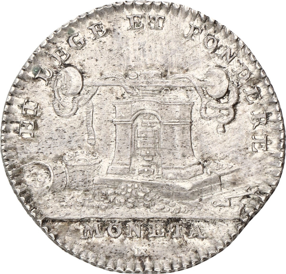 Belgium. ND (1756 - 1767). Jeton d'epreuve of Antwerps mint.