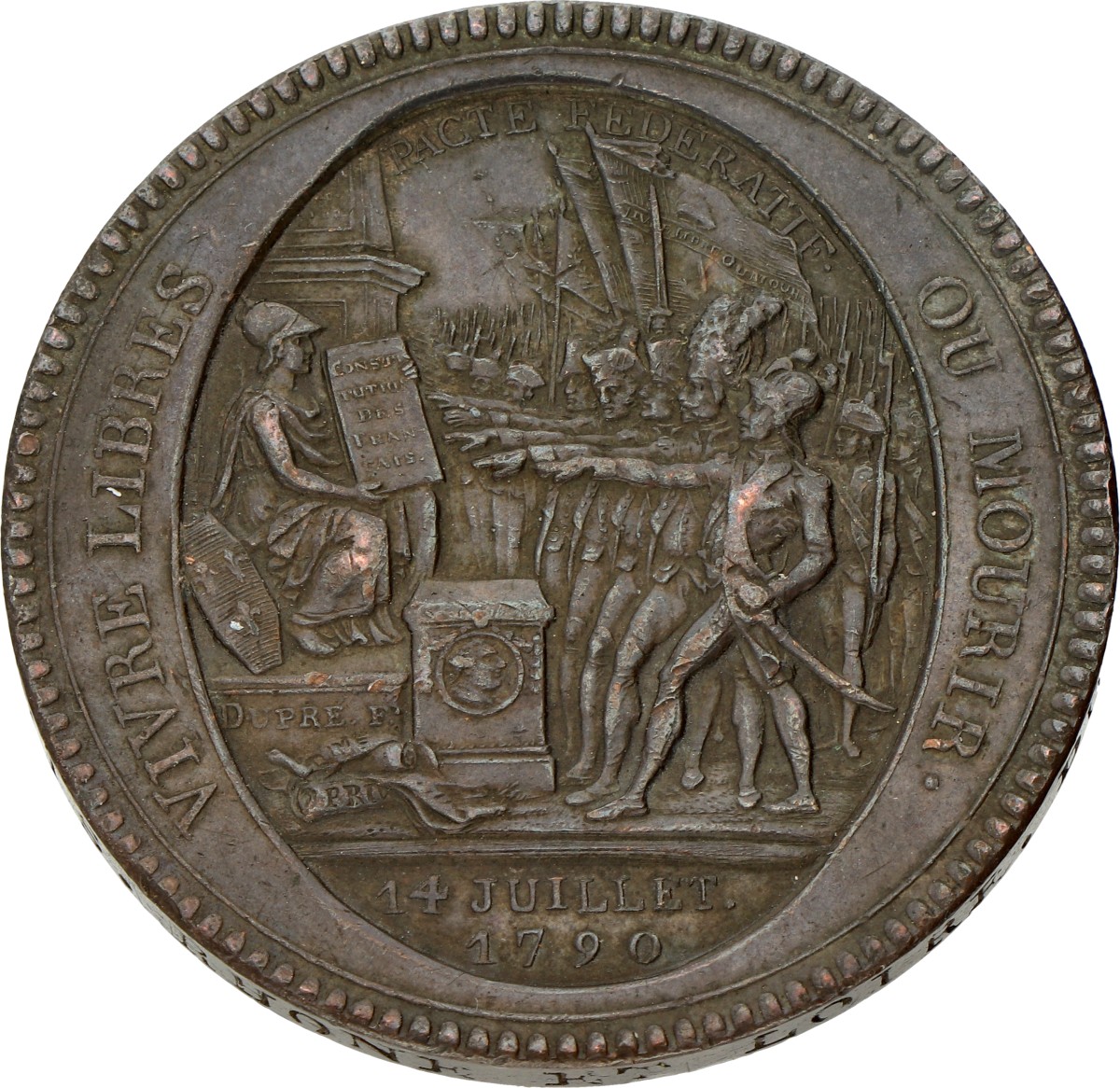 France. Paris. 5 Sols. An 4 (1792). VF / XF.