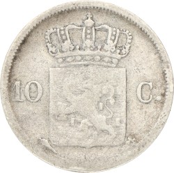 10 Cent. Willem I. 1827 U. Zeer Fraai -.