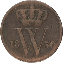 1 Cent. Willem I. 1830 U. Zeer Fraai -.