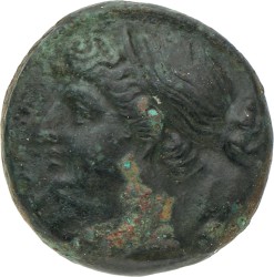 Italy. Bruttium. AE 19. ND (214 - 211 BC). F.