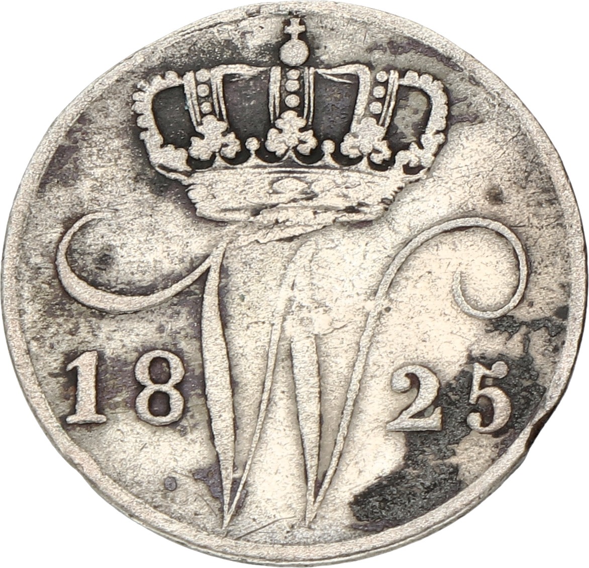 5 Cent. Willem I. 1825B. Zeer Fraai -.