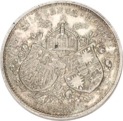 German states. Prussia. 1906. On de silver wedding anniversary of Wilhelm II & Auguste Victoria.