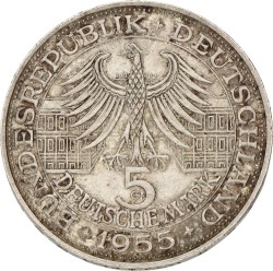 Germany. BRD. 5 Mark - Türkenlouis. 1955 G. XF.