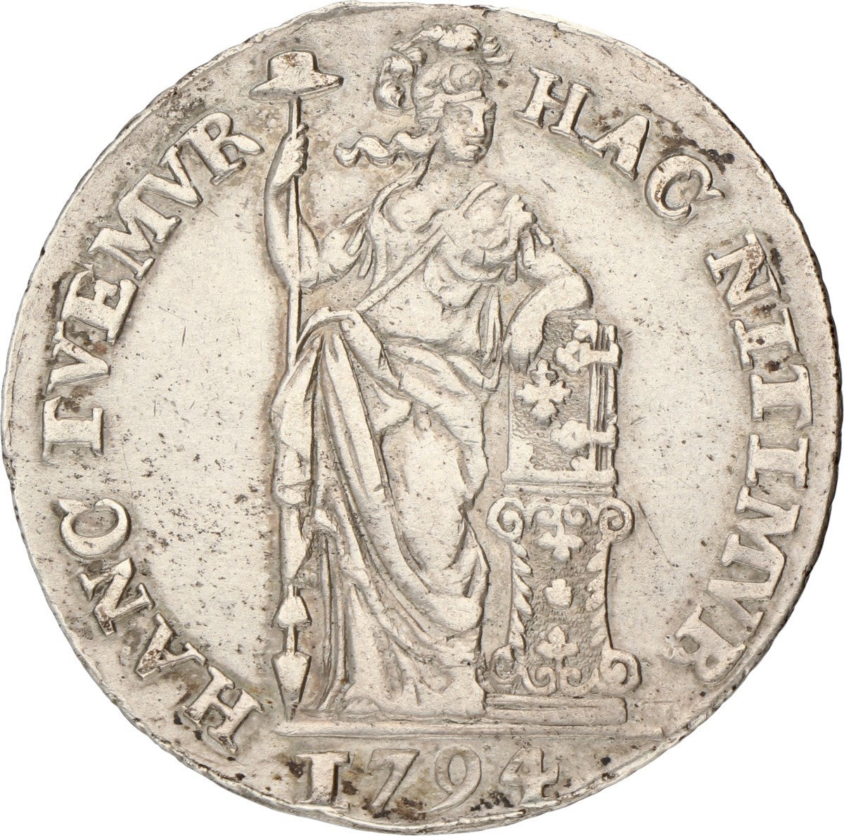 1 Generaliteits Gulden. Holland. 1794. Zeer Fraai.