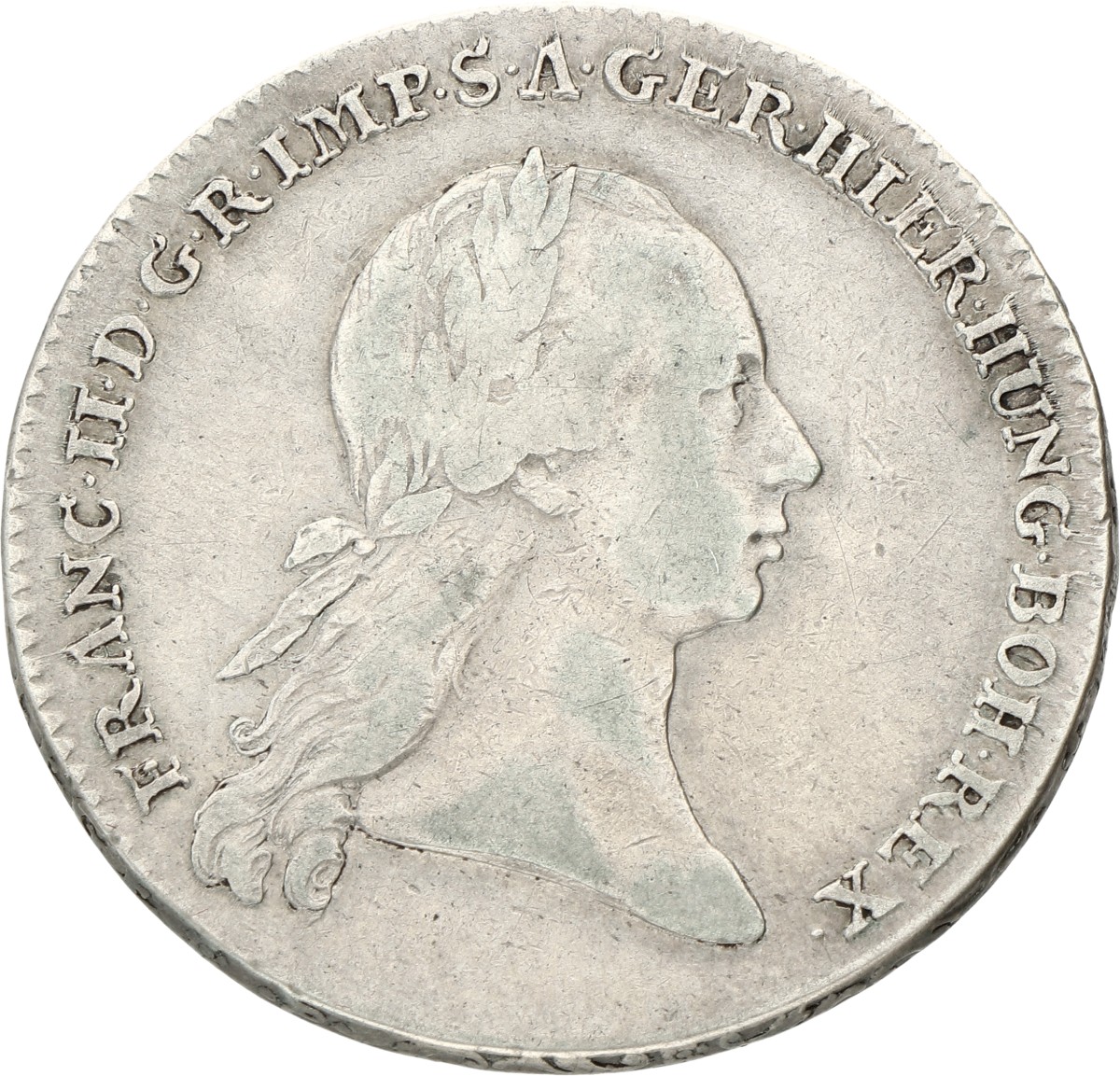 Kronenthaler. Brabant. Brussel. Franz II. 1794. Zeer Fraai +.