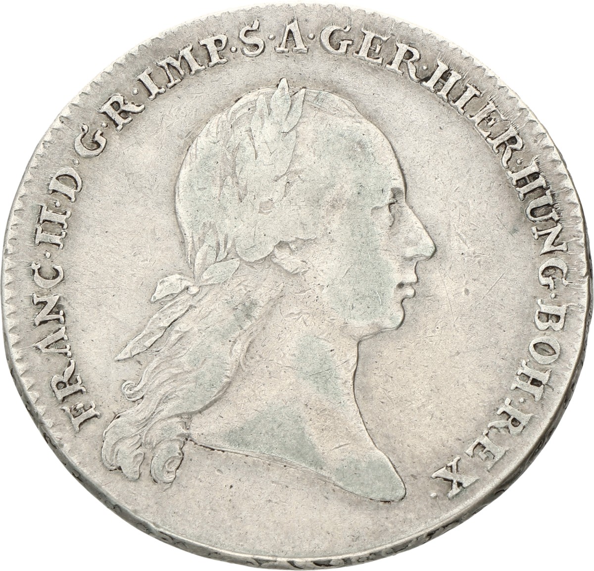 Kronenthaler. Brabant. Brussel. Franz II. 1794. Zeer Fraai +.