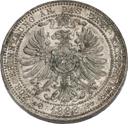 German states. Prussia. 1888. Drei Kaiserjahr.