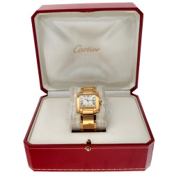 Cartier Tank Française 18K. 'Large' 1840 - Heren horloge - ca. 2000.