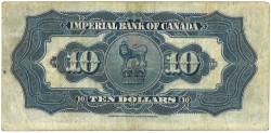 Canada. 10 Dollars. Banknote. Type 1934. - Very fine.