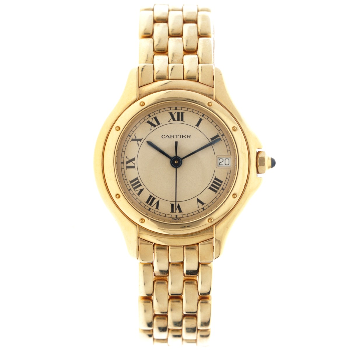 No Reserve - Cartier Cougar 887906 - Dames horloge - ca. 1990.