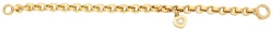 Chopard 18K geelgouden Happy Diamond schakelarmband met hart bedel