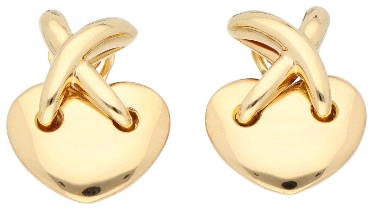 Chaumet 18K geelgouden 'Lien' oorstekers