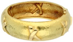 Tiffany & Co 18K geelgouden Paloma Picasso 'Graffiti' collection bangle armband.