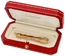 Cartier 18K bicolor gouden gevlochten dasspeld