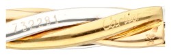 Cartier 18K bicolor gouden gevlochten dasspeld