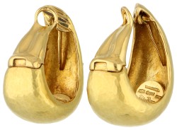 Tiffany & Co 18K geelgouden Paloma Picasso 'Graffiti' collection oorbellen.